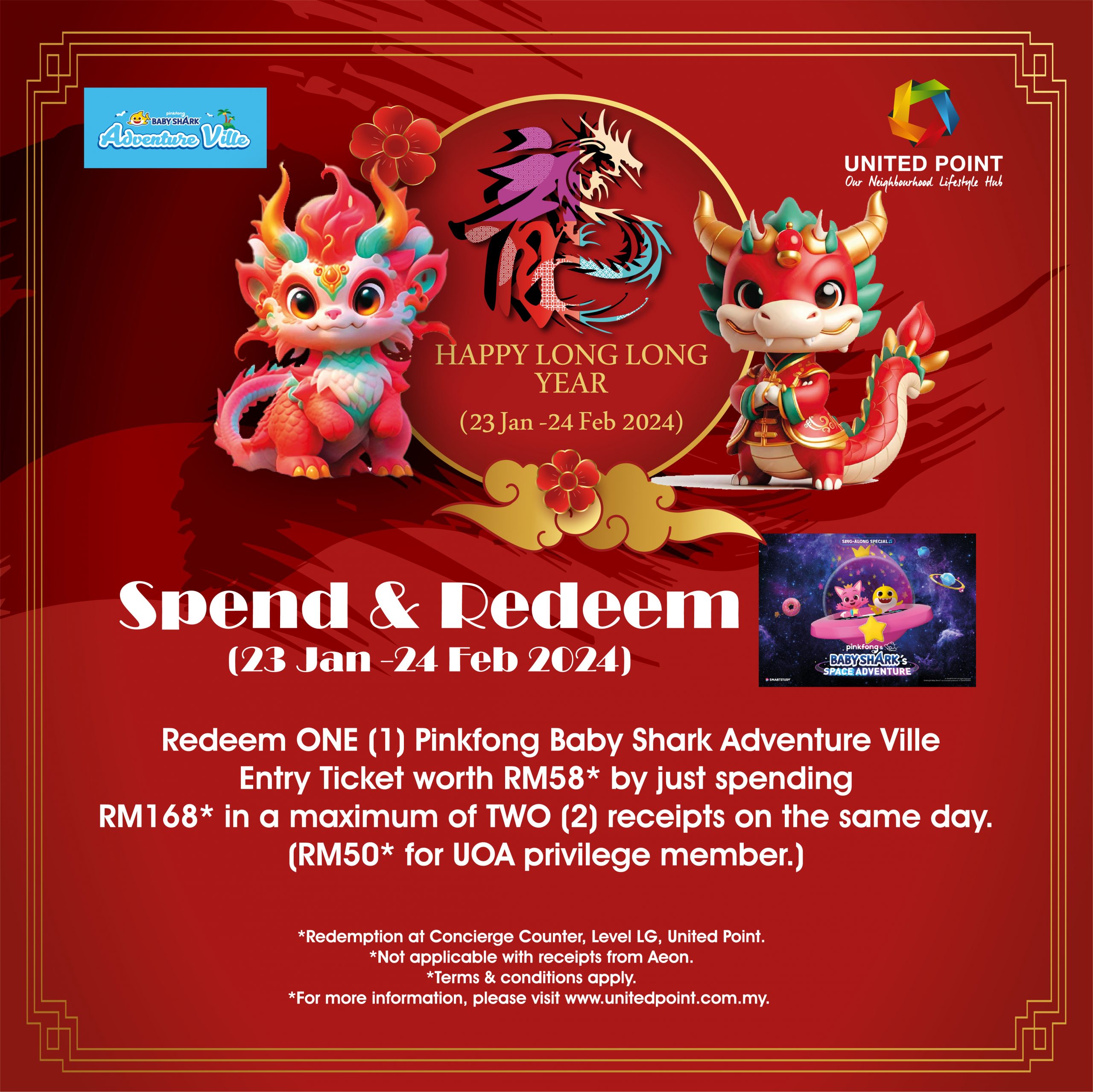 Happy Long Long Year – Spend & Redeem, Event Highlights and Spend & Win Contest